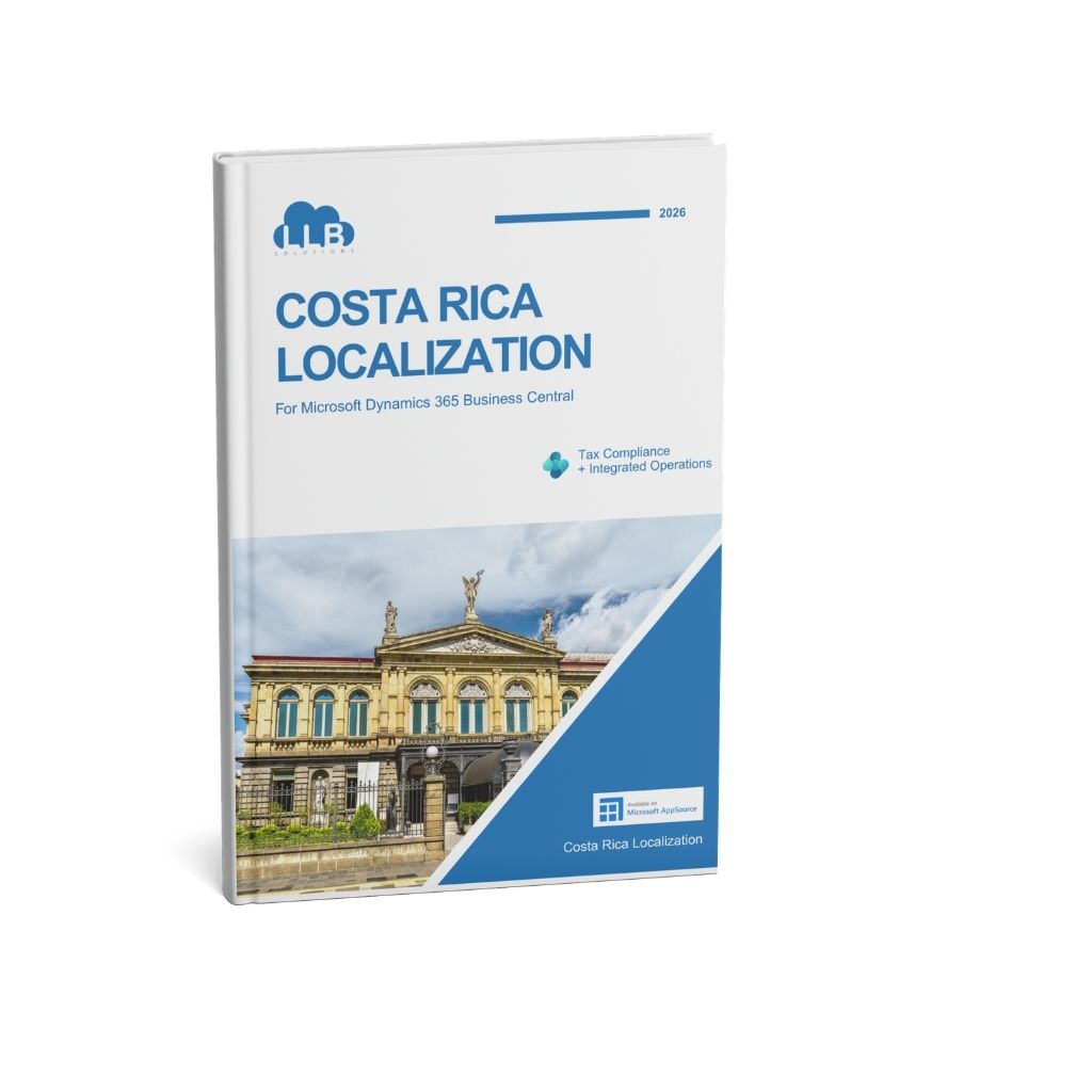Costa Rica Localization brochure for Microsoft Dynamics 365 Business Central by LLB Solutions