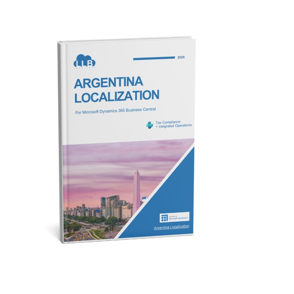 Argentina Localization brochure for Microsoft Dynamics 365 Business Central by LLB Solutions