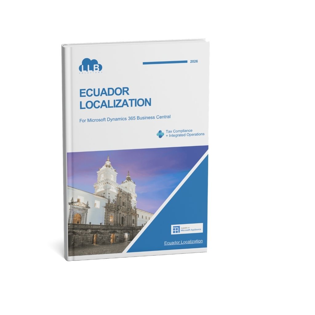 Ecuador Localization brochure for Microsoft Dynamics 365 Business Central by LLB Solutions