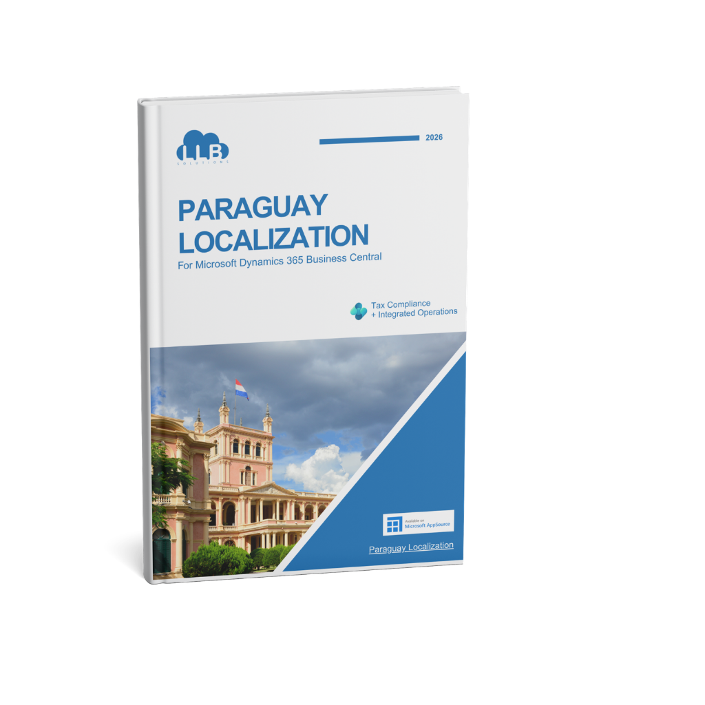Paraguay Localization brochure cover for Microsoft Dynamics 365 Business Central by LLB Solutions