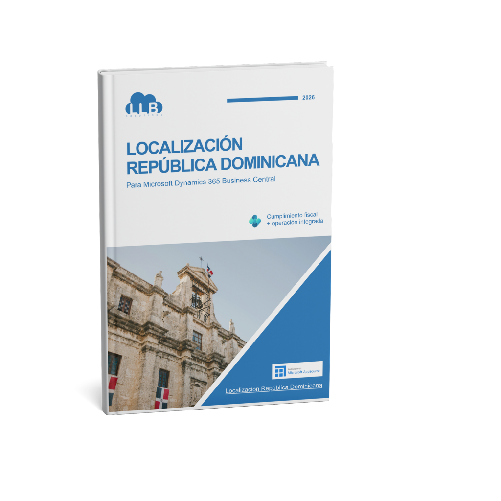 Portada del brochure de Localización de República Dominicana para Microsoft Dynamics 365 Business Central de LLB Solutions