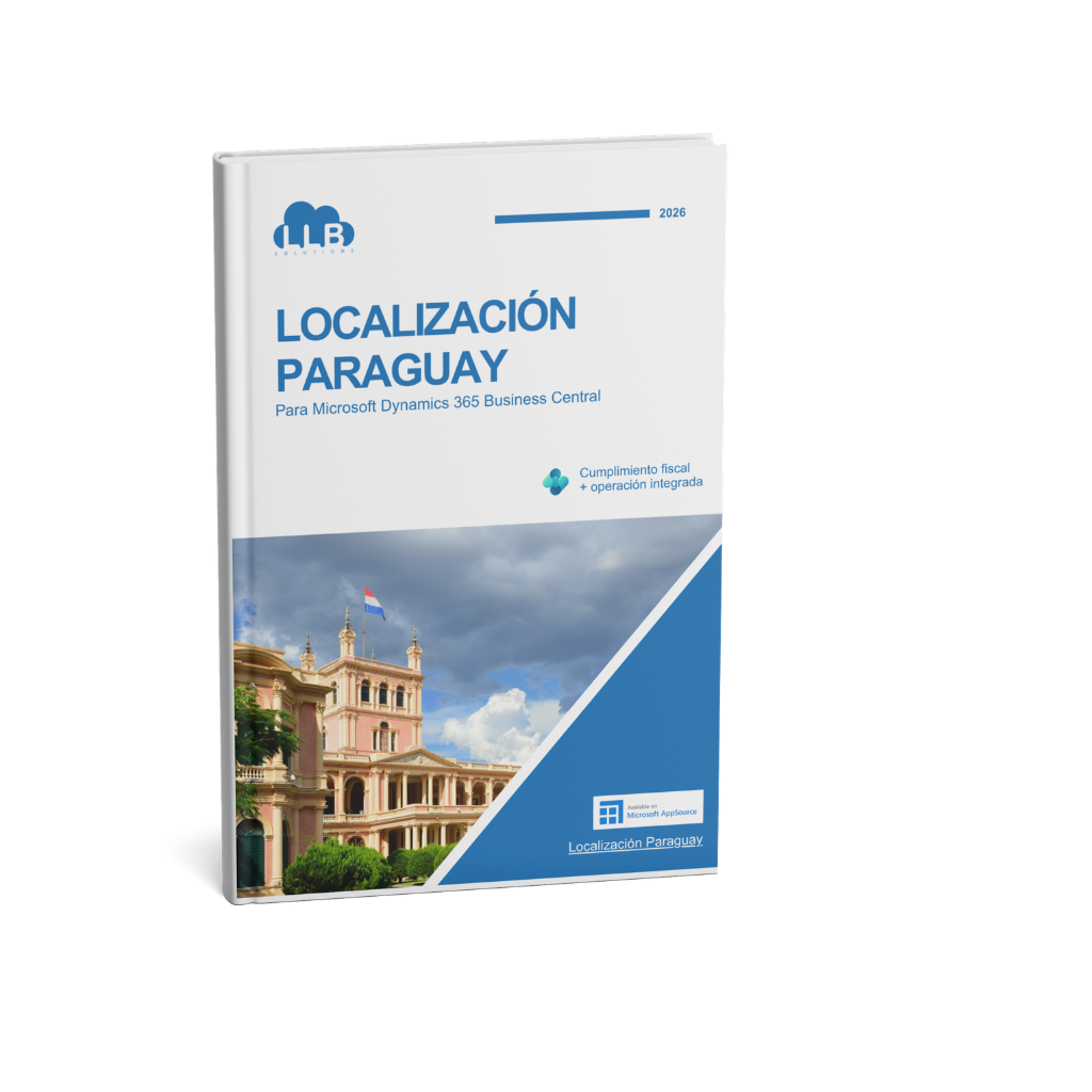 Portada del brochure de Localización de Paraguay para Microsoft Dynamics 365 Business Central de LLB Solutions