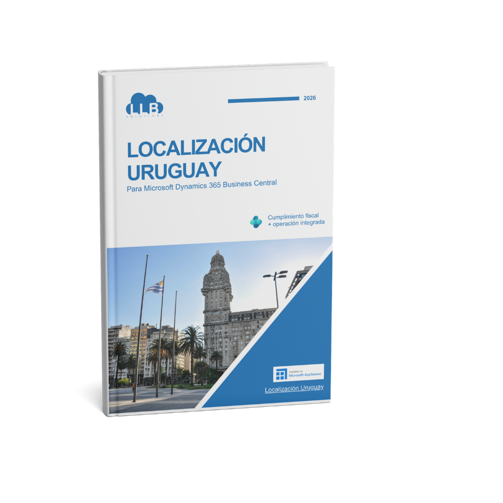 Portada del brochure de Localización de Uruguay para Microsoft Dynamics 365 Business Central de LLB Solutions